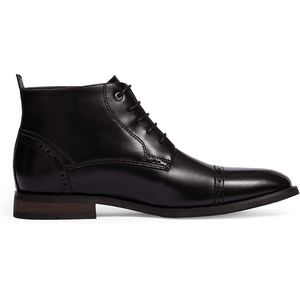 Mens Dress Ankle Boots Los Altos Boots Short Cowboy Boot - Western Ankle Boots Exotic Skin + Black + Skin Type main image 1